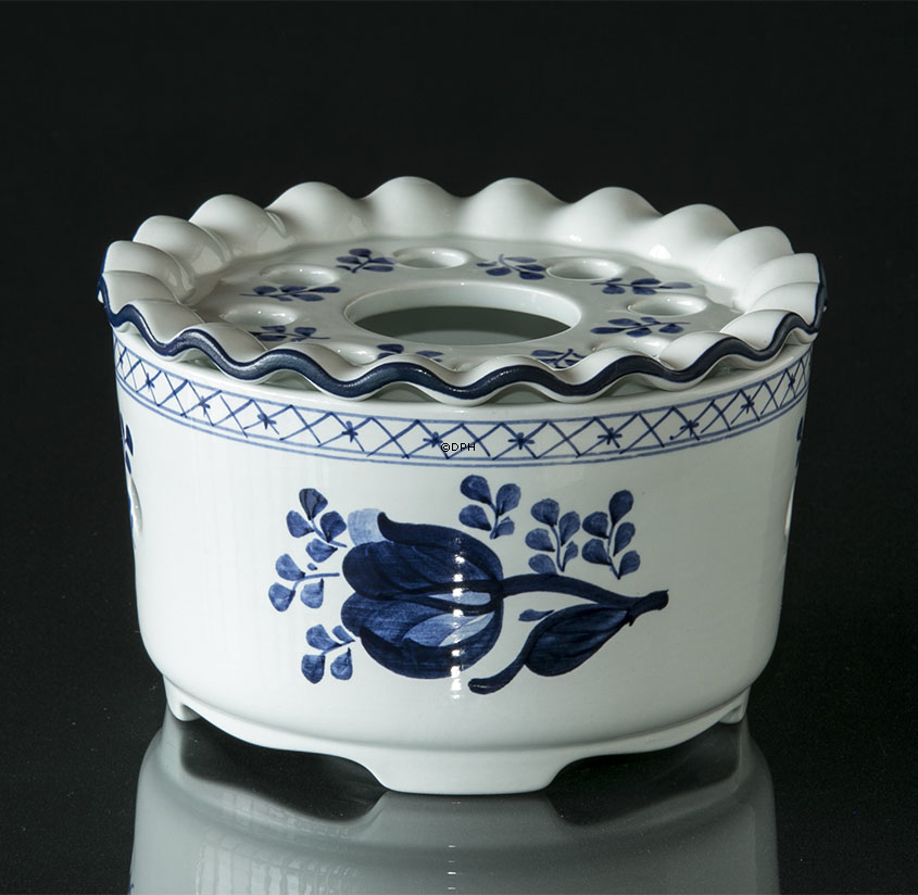 Royal Copenhagen/Aluminia Tranquebar, blau, Teewärmer Nr. 11/1872