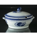Royal Copenhagen/Aluminia  Tranquebar, Blau, Terrine Nr. 920
