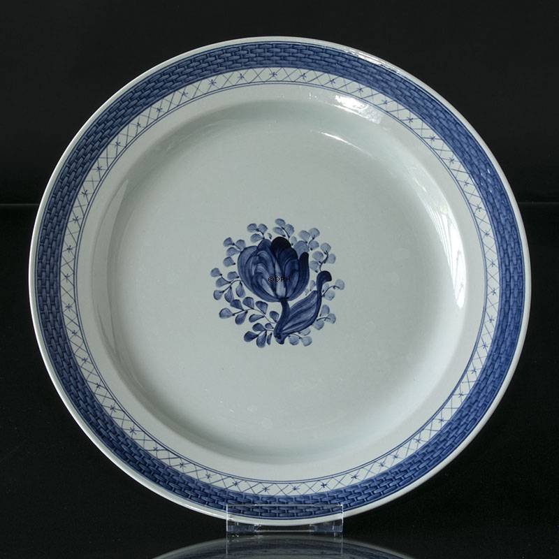 Royal Copenhagen/Aluminia  Tranquebar, Blau, Servierplatte 33 cm, Nr. 933