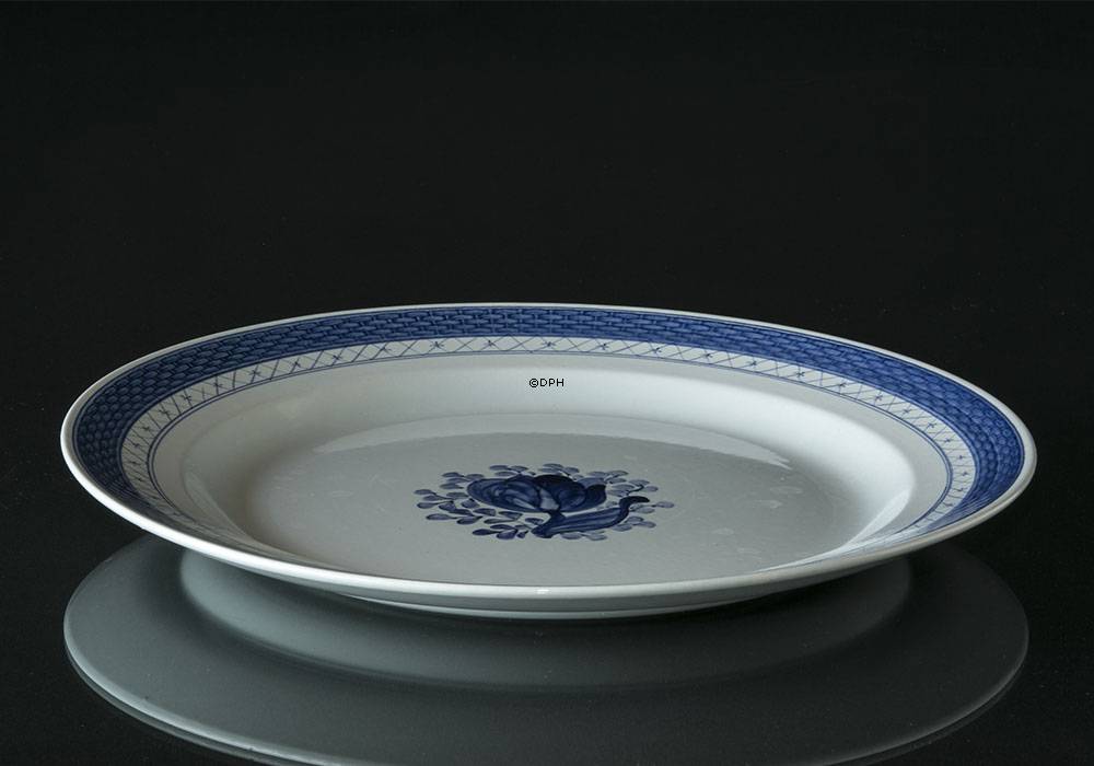 Royal Copenhagen/Aluminia  Tranquebar, Blau, Servierplatte 33 cm, Nr. 933