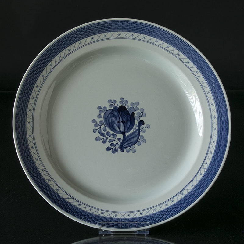 Royal Copenhagen/Aluminia  Tranquebar, Blau, Servierplatte 33 cm, Nr. 933