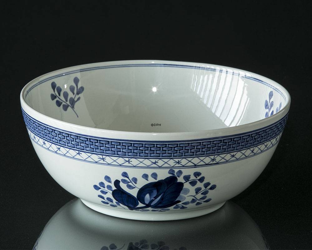 Royal Copenhagen/Aluminia  Tranquebar, blau, Schüssel Ø 21 cm, Nr. 934 oder 577