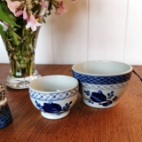 Royal Copenhagen/Aluminia  Tranquebar, blau, Zuckerdose OHNE decke Nr. 953