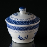 Royal Copenhagen/Aluminia Tranquebar, blau, Zuckerdose Nr. 953
