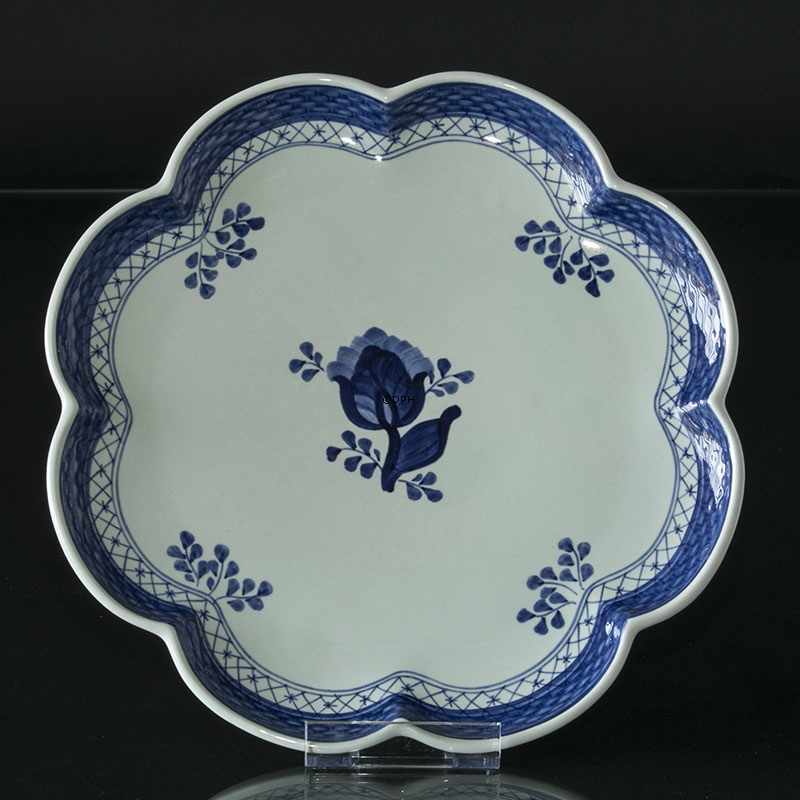 Royal Copenhagen/Aluminia  Tranquebar, Blau, Kuchenteller Nr. 993