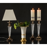 Royal Copenhagen Weiße Hetsch Vase mit Gold