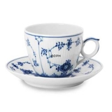Musselmalet Gerippt, Espressotasse, Inhalt 10 cl., Royal Copenhagen