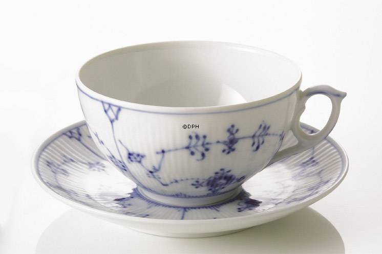 Musselmalet Gerippt, Frühstückstasse Nr. 1/315 oder 083, Royal Copenhagen