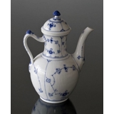 Musselmalet Gerippt, Kaffeekanne Nr. 1/48 oder 126, Royal Copenhagen