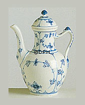 Musselmalet Gerippt, Kaffeekanne Nr. 1/48 oder 126, Royal Copenhagen