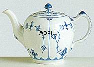 Musselmalet Gerippt, Teekanne Nr. 1/258 oder 135, Inhalt 70 cl., Royal Copenhagen