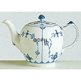 Musselmalet Gerippt, Teekanne Nr. 1/258 oder 135, Inhalt 70 cl., Royal Copenhagen