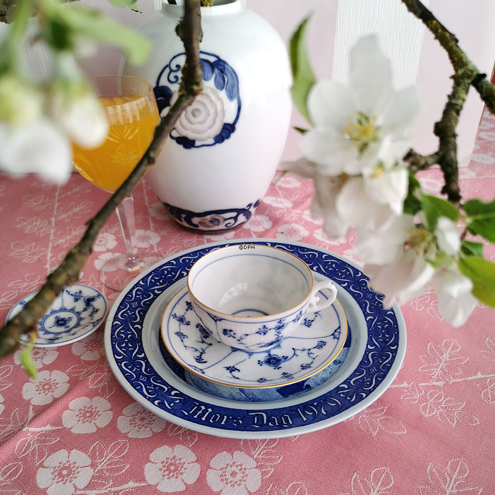 Musselmalet Gerippt, kleine Schüssel Nr. 1/7 oder 330, 7,5 cm, Royal Copenhagen