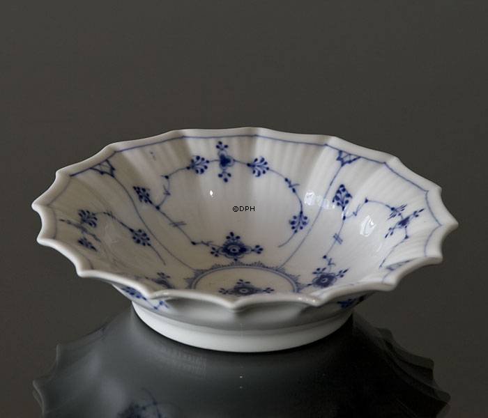 Musselmalet Gerippt, runde Schale Nr. 1/141 oder 351, Royal Copenhagen 17cm