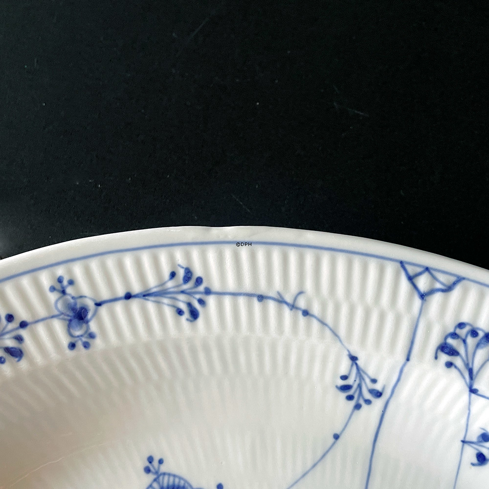 Musselmalet Gerippt, Servierteller, Royal Copenhagen 37cm