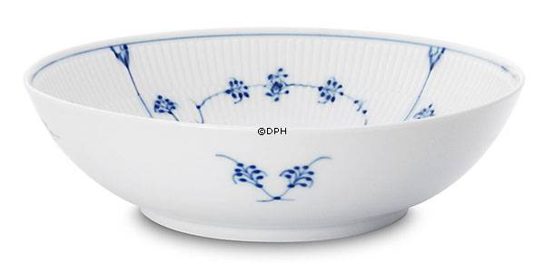 Musselmalet Gerippt, Salatschüssel Nr. 1/19 or 577, Inhalt 80 cl., Royal Copenhagen 21cm