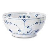 Musselmalet Gerippt, große Salatschüssel, Inhalt 140 cl., Royal Copenhagen 24cm