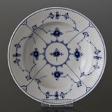 Musselmalet Gerippt, Suppenteller 23cm, Royal Copenhagen 23cm