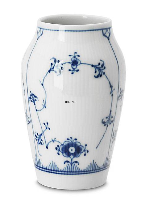 Musselmalet Gerippt, Vase Nr. 1/384 oder 678, Royal Copenhagen