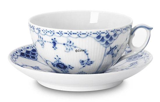 Musselmalet Halbspitze, Teetasse OHNE UNTERTASSE Nr. 081, Inhalt 20 cl., Royal Copenhagen