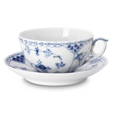 Musselmalet, Halbspitze, Frühstücktasse Nr. 1/656 oder 083, Royal Copenhagen