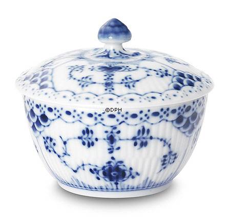 Musselmalet, Halbspitze, Zuckerdose Nr. 1/657 oder 153, Royal Copenhagen