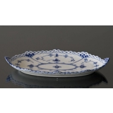 Musselmalet Halbspitze, ovale Schale Nr. 1/613 oder 349, Royal Copenhagen 25cm