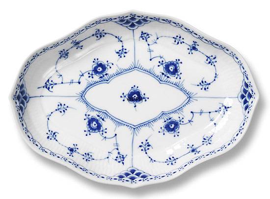 Musselmalet Halbspitze, längliche Schale Nr. 1/552 oder 353, Royal Copenhagen 22cm