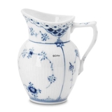 Musselmalet Halbspitze, großes Sahnekännchen, Inhalt 17 cl., Royal Copenhagen