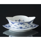 Musselmalet Halbspitze, Sauciere, Inhalt 40 cl., Royal Copenhagen