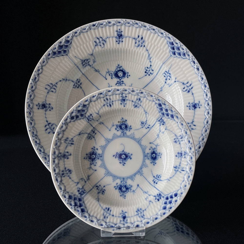 Musselmalet Halbspitze, schüssel, Royal Copenhagen 14cm