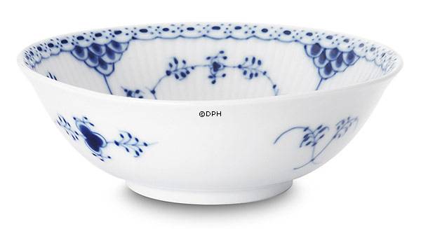 Musselmalet Halbspitze, Salatschüssel, Inhalt 40 cl., Royal Copenhagen 16cm