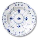 Musselmalet Halbspitze, Suppenteller, Royal Copenhagen 21cm
