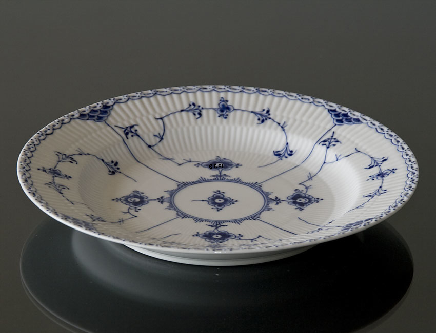 Musselmalet Halbspitze, Essteller 25cm Nr. 1/571 oder 624, Royal Copenhagen