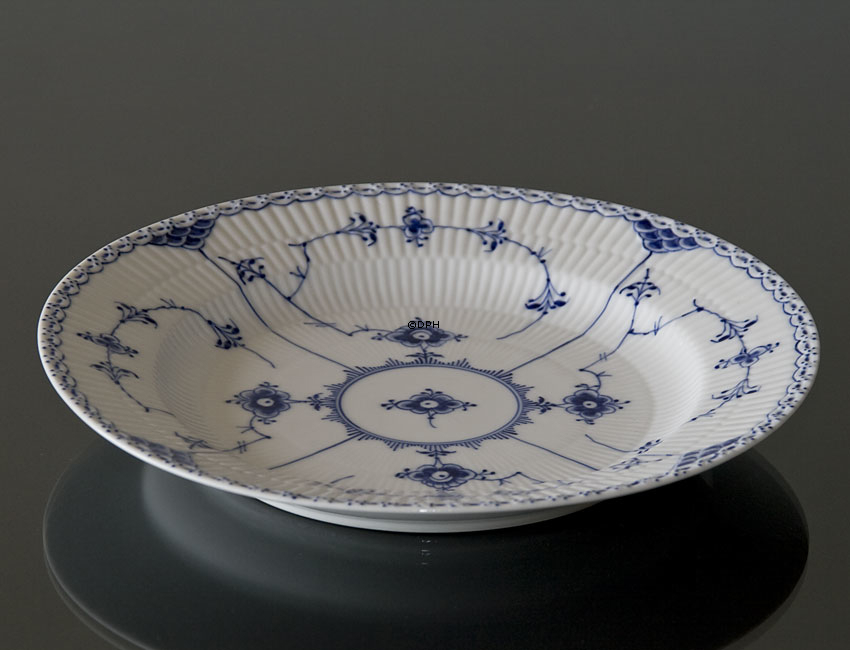 Musselmalet Halbspitze, Essteller 25cm Nr. 1/571 oder 624, Royal Copenhagen