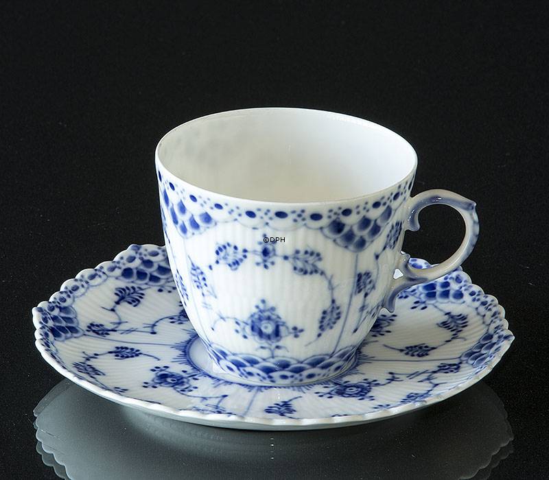 Musselmalet Vollspitze, Kaffeetasse Nr. 1/1035 oder 071, Inhalt 16 cl., Royal Copenhagen