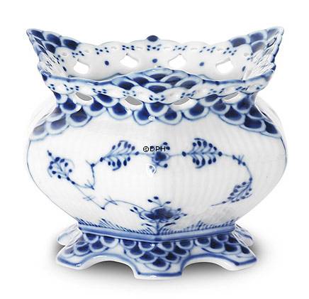 Musselmalet Vollspitze, Zuckerdose, Inhalt 14 cl., Royal Copenhagen