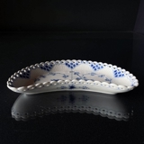 Musselmalet Vollspitze, Halbmond-Schale Nr. 1/1173 oder 352, Royal Copenhagen 22cm