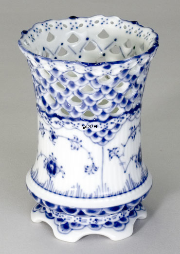 Musselmalet Vollspitze, Vase Nr. 1/1016 oder 370, Royal Copenhagen