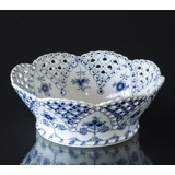 Musselmalet Vollspitze, große Obstschale Nr. 1/1061 oder 398, Royal Copenhagen 24cm