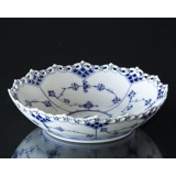 Musselmalet Vollspitze, runde Kuchenplatte Nr. 1/1018 oder 577, Royal Copenhagen 21cm