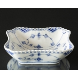 Musselmalet Vollspitze, quadratische Salatschüssel Nr. 1/1231 oder 578, Inhalt 80 cl., Royal Copenhagen 21cm