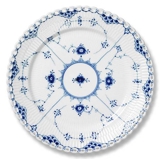 Musselmalet Vollspitze, Teller, Royal Copenhagen 17cm