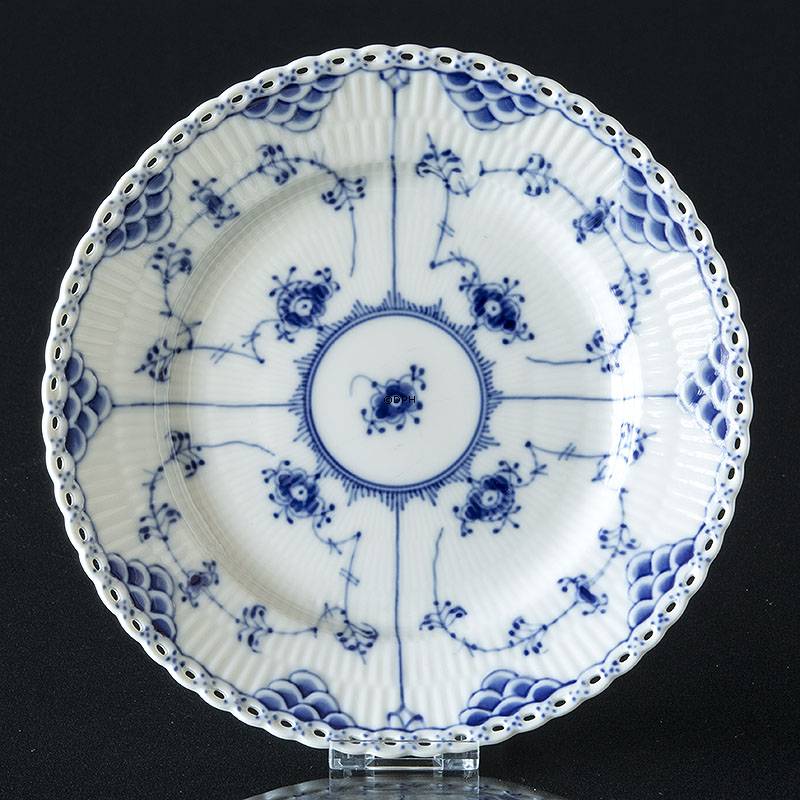 Musselmalet Vollspitze, Essteller 20cm Nr. 1/1086 oder 619, Royal Copenhagen