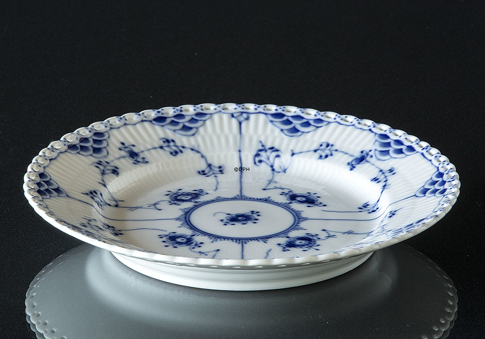 Musselmalet Vollspitze, Essteller 20cm Nr. 1/1086 oder 619, Royal Copenhagen