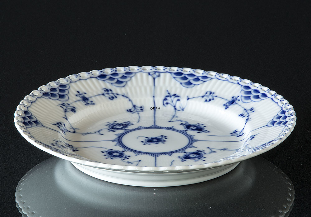 Musselmalet Vollspitze, Essteller 20cm Nr. 1/1086 oder 619, Royal Copenhagen