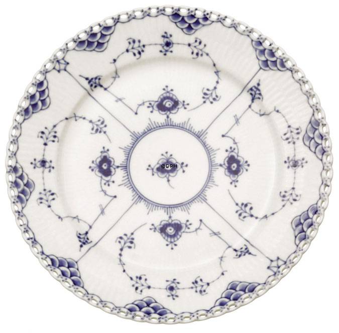 Musselmalet Vollspitze, Essteller 24cm Nr. 624, Royal Copenhagen