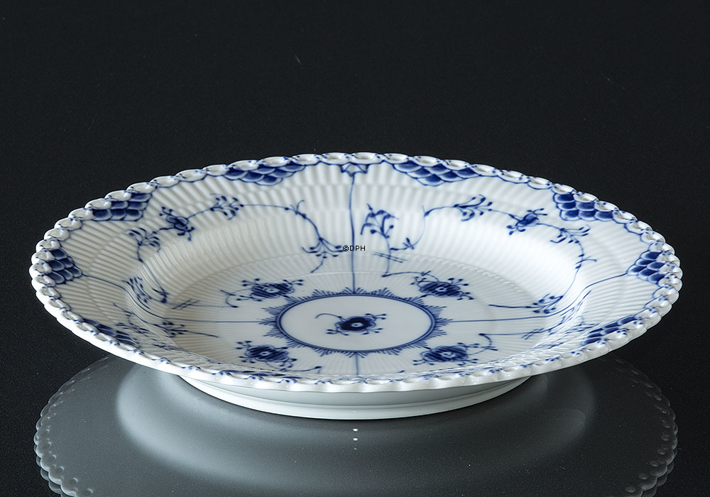 Musselmalet Vollspitze, Teller Nr. 1-1084 oder 625, Royal Copenhagen 25cm