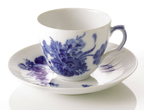 Blaue Blume, geschweift, kleine Kaffeetasse Nr. 10/1546 oder 053, Royal Copenhagen