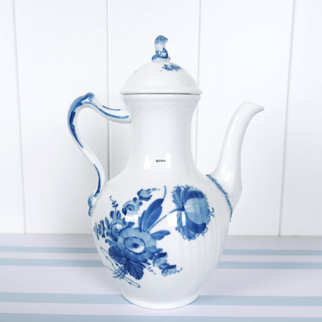 Blaue Blume, geschweift, Kaffeekanne Nr. 10/1794 oder 126, Royal Copenhagen
